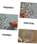 C60 Molecule Model Kit For Classroom Learning And Teaching Aid Hands On Chemistry Set with assembled structures shown