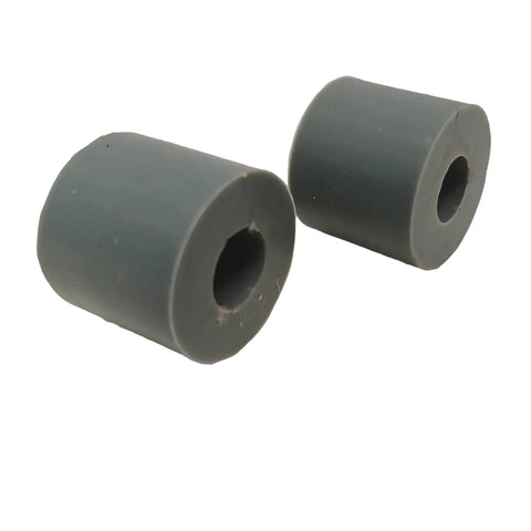 Replacement Bumper And Rubber Feet Set For Nemco Choppers built to last, two gray replacement bumpers close-up for stability and safety.