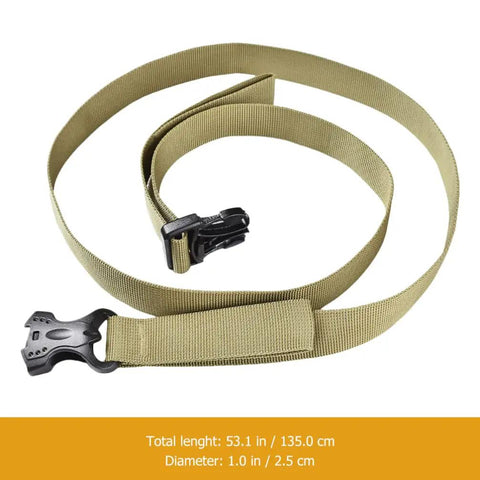 4 Pack Luggage Binding Straps Cinch Ratchet Belts for travel bags, khaki polypropylene webbing, visible buckle detail