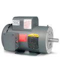 Front view of CL3516TM 2 HP 1725 RPM Industrial AC Electric Motor Single Unit, sealed ball bearing ready, ceramic shaft compatible