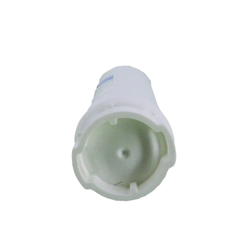 Bottom view of Top-Notch UltraClarity Water Filter Cartridge 11034152 OEM Replacement showing filter base opening.