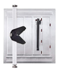 Heavy Hitter 7 Inch Wet Tile Saw With Rust Proof Stainless Top and Adjustable Rip Fence for Smooth Cuts on Ceramic Porcelain and Stone - Top View