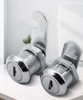 Versatile Cam Cylinder Lock Set For Cabinets Mailboxes Drawers Cupboards And Lockers Includes 2 Keys Easy Install No Fuss