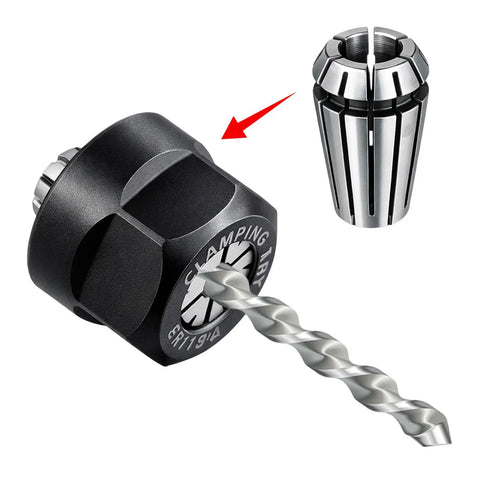 ER11 Collet Set High Precision CNC Engraving Milling Lathe Tools Included 1/8 Inch Chuck 1/4 Inch Chuck With Clamping Nut