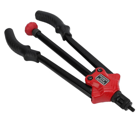 Pro Grade Manual Rivet Nut Tool Kit With Interchangeable Mandrels And Nosepieces, Carbon Steel Heat Treated For Blind Rivets, Ideal For Construction, Automotive, Ship Repair And Electrical Projects, Handles 2.4mm 3.2mm 4.0mm 4.8mm