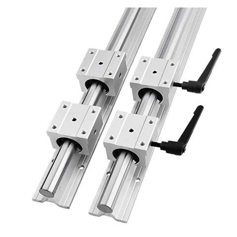 Heavy Duty 1000Mm Linear Guide Rail Kit With SBR12UU Bearing Blocks delivers Smooth Motion For Your 3D Printer And CNC Build. Steel rails with SBR12UU blocks