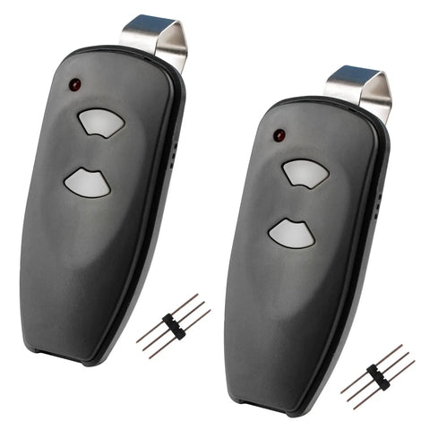 Two Pack 2-Button Garage Door Opener Remote for M3-2312, Compatible with Marantec Keypad, 65892 Replacement, front view