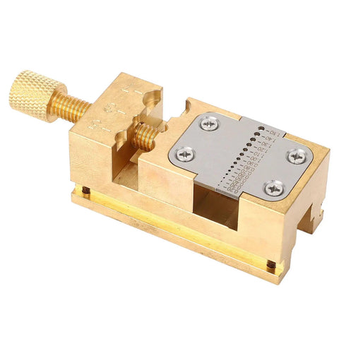 Hassle Free Copper Watch Repair Vise Clamp With Lock Tight Mini Bench Vice Grips For Watchmakers And Jewelers features a compact design.