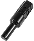 Beefy 2 Inch Hex To 2 Inch Round Auger Adapter For Skid Steers And Tractors, Quick Drop In Connect For Post Hole Diggers, Heavy Duty Metal Connector