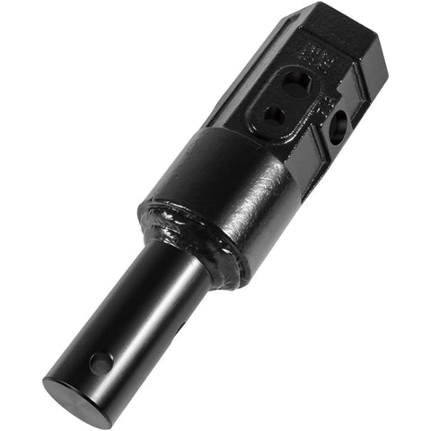 Beefy 2 Inch Hex To 2 Inch Round Auger Adapter For Skid Steers And Tractors, Quick Drop In Connect For Post Hole Diggers, Heavy Duty Metal Connector