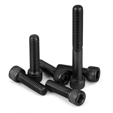 Heavy Duty 5/16-18 Socket Head Cap Screws 3/4 Inch Fully Threaded Allen Hex Drive Black Oxide 12.9 Grade Alloy Steel UNC Coarse Thread 10 Pack Great For Heavy Duty Use.