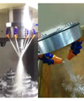Rock Solid Spindle Cooling Ring 105mm Universal Spray Nozzle For Cnc Mills And Stone Carving Tools Built Tough to crush heat during milling.