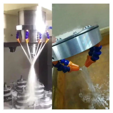 Rock Solid Spindle Cooling Ring 105mm Universal Spray Nozzle For Cnc Mills And Stone Carving Tools Built Tough to crush heat during milling.