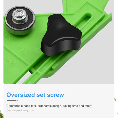 Ultimate 15 Piece Diamond Hole Saw Kit With Double Suction Jig Fits All Sizes From 6 To 50mm For Smooth Drilling On Tile Glass Marble Granite Porcelain And Ceramic Without Slipping Or Cracking In Wet Or Dry Conditions, green suction jig close-up