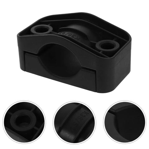 Heavy Duty Black Plastic Cable Clamps Plug And Play Wire Fasteners For Electrical Panels And Power Cords No Fuss Slick Mounting.