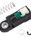 Gearhead Grade Transmission Shifter Adjuster Cable Head CV617C445AA For Maximum Power And Smooth Shifts Built From High Strength Alloy And Wear Resistant Polymer Lab Tested Thermal And Mechanical Toughness Keeps Cable Tension In Check, black cable head with spring