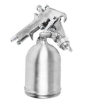 Premium High Atomizing Pneumatic Paint Sprayer Engineered For Slick Furniture Refinishing And Quick Auto Touch Ups with stainless steel body.
