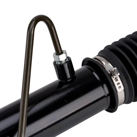 Close-up of OEM Quality Drop In Power Steering Rack And Pinion Replacement for Subaru Impreza and WRX models 2008 to 2014