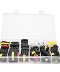 192 Piece Wire Connector Plug Kit with Silicone Plugs DIY Friendly Automotive Electrical Terminals Assortment in case