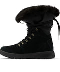 Women's Hi-Top Winter Boots With Omni-Heat Insulation, Omni-Grip Non-Marking Traction, Techlite Cushioning, black side view, Size 8.5