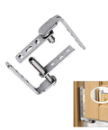 Automatic Closing Double Action Stainless Steel Hinges Set 1 Pair For Doors And Bookcase Doors Spring Loaded Door Hardware