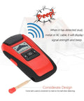 Handheld Stud Finder Wall Detector With Lcd Screen showing signal display and detection mode buttons for quick reads.
