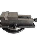 Heavy Duty Steel Swivel Milling Vice QM16160 Machine Tool Holder showing durable design and precision ground components.