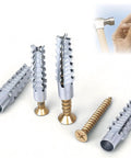 Tree Shaped Steel Hollow Wall Anchors With Screws For Concrete And Drywall, M6/M8, steel anchors with screw