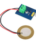 10 Pack Piezoelectric Sensor Analog Ceramic Vibration Module For Arduino Projects 3.3V Or 5V Power Supply, close-up view