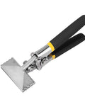 Pro Grade Heavy Duty Sheet Metal Bender And Hand Seamer Pliers Alloy Steel, 80mm straight style, compact portable tool for DIYers and pros