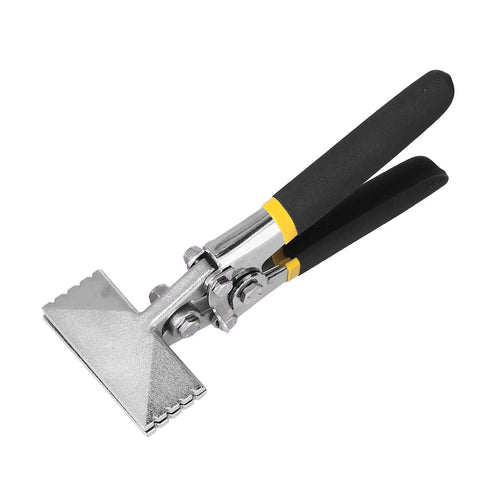 Pro Grade Heavy Duty Sheet Metal Bender And Hand Seamer Pliers Alloy Steel, 80mm straight style, compact portable tool for DIYers and pros