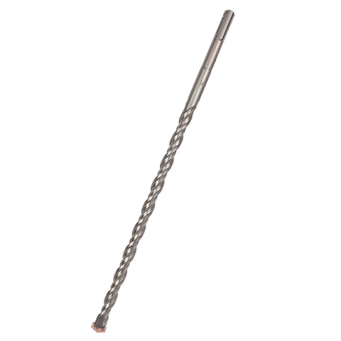 Carbide Tipped Half Inch SDS Plus Rotary Hammer Drill Bit Version 2, 12 Inch Overall Length for masonry drilling
