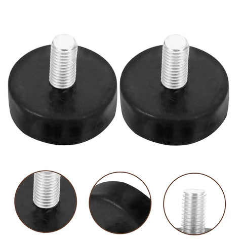 4 Pack Adjustable Rubber Shock Absorber Feet Pads for Noise Reduction and Vibration Control on Cabinets Tables and Appliances