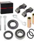 Steering Stem Bearing Kit With Bushing Collar And Oil Seal For Banshee Grizzly Warrior YFM125 YFM250 YFM700 And YFZ450 shown with parts