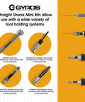 12 Pc Size 56 Micro Drill Bit Set For Jewelry Making And DIY Crafting displayed with drill chucks, tools not included.