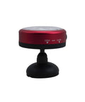 Side view of Rotating Magnetic Work Light With Six SMD LEDs 375 Lumens, showing red aluminum shell and adjustable head.