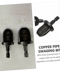 6 Piece Copper Tube Expander Set For Air Conditioner Swaging And Bearing Maintenance Tools Handy Portable Lightweight Drill Bit Swager
