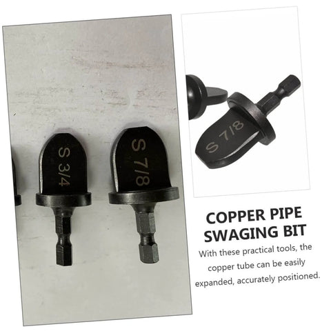 6 Piece Copper Tube Expander Set For Air Conditioner Swaging And Bearing Maintenance Tools Handy Portable Lightweight Drill Bit Swager