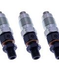 Fuel Injectors Set For D722 Engine With Top Notch Fuel Metering, Durable Alloy Construction, 3-Piece Kit Featuring H1600-53000, 16001-53002, And 16001-53000 For Agricultural Equipment, three injectors