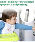 Child with cabinet and 4 Pack Soft Close Cabinet Hinges With Dampers Straight Arm Full Overlay Nylon Finish Easy Install