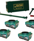 Deluxe 24 Ton Heavy Duty Bull Dolly Kit Featuring Steel Load Rollers And Swivel Padded Tops For Smooth Heavy Haulin and Rock Solid Jobsite Moving Made Dead Simple