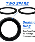 Sealing rings for 2 Pack Cam Lock Fittings DP-150 1-1/2 Inch Type DP Quick Disconnect Polypropylene Camlock Couplings