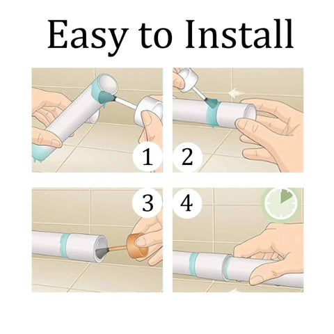 Installation steps for 4 Pack 2 Inch SCH40 PVC Pipe Coupling Adapters Socket To Socket Heavy Duty Straight Pressure Fittings.