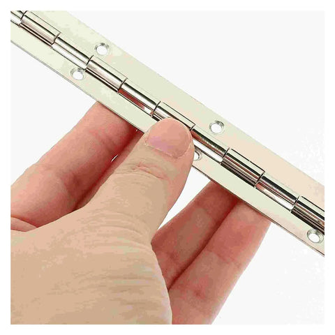Close-up of a hand holding a Rotating Concealed Door Hinges Set Of 5 Heavy Duty Cabinet Butt Hinges for folding doors.
