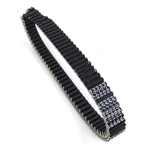 High Mileage V Drive Belt For T Max 500 Scooter XP500 Models 2004 To 2011, black rubber with notches for power transfer.