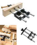 7 Inch Woodworking Vise For Workbench Front Vise Cast Aluminum Front Screw Vise Heavy Duty Wood Clamp with quick mount