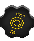 Black Dot3 Brake Master Cylinder Reservoir Cap For Chevy Suburban Tahoe Silverado Volt Yukon XL Sierra 1500 Acadia Enclave Lucerne Replacement Cap