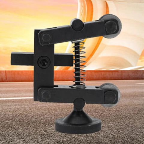 Gnarly Knurling Tool For Metal Lathe With Adjustable Holder featuring spring mechanism and knurling wheels