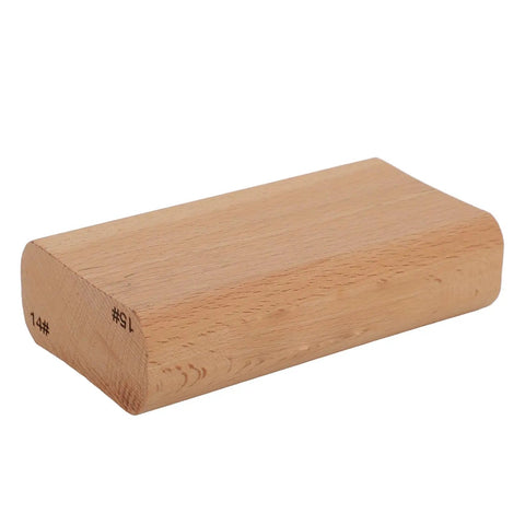 Pro Grade Fretboard Sanding Block For 14 And 15 Inch Radius, Leveling Tool For Luthiers, Guitar Repair Technicians, And DIY Enthusiasts, Maple Wood Block With Smooth Finish For Easy Fretboard Maintenance