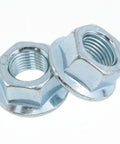 M12 Electric Bicycle Wheel Lock Nuts And Safety Washers Set For E Bike Hub Motors, silver, compact, lightweight, 8-piece